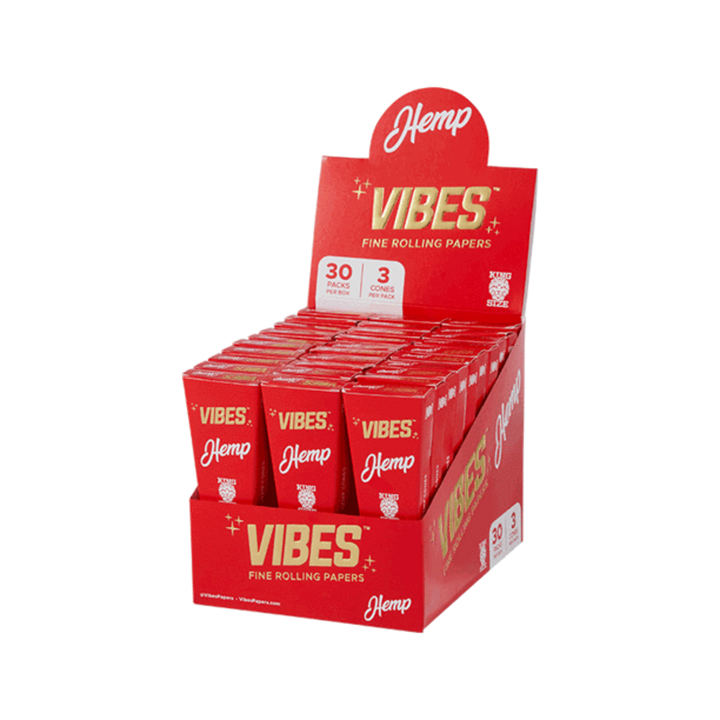 Vibes Cones Box - King Size - Headshop.com