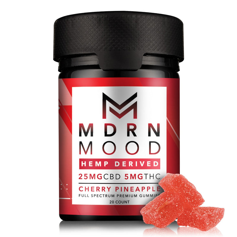 Mdrn Mood Cherry Pineapple - 25mg CBD / 5mg THC (20ct) - Headshop.com