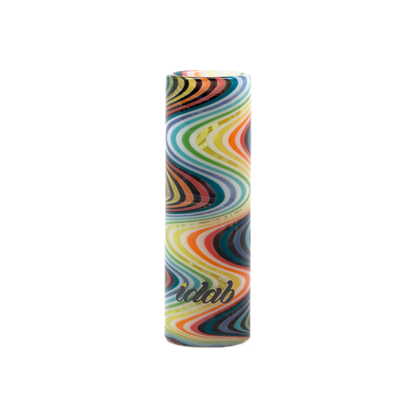 Stündenglass IDab Glass Hookah Hose Tip (Rainbow + Clear) - Headshop.com