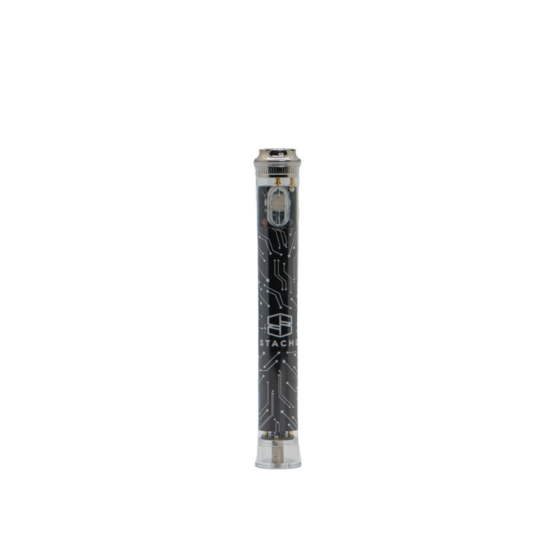 Transparent light up Vape battery by Stache - Headshop.com