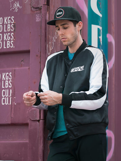 GRAV® Satin Bomber Jacket - Headshop.com