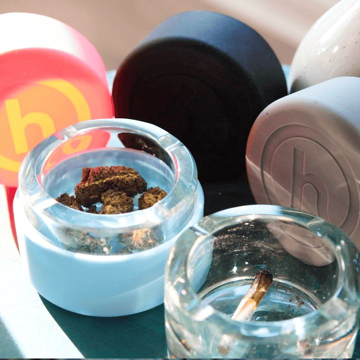Smoke Honest Travel Glass Ashtray - Headshop.com
