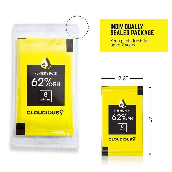62% 2-Way Humidity Pack Regulator - 12 Count - Headshop.com