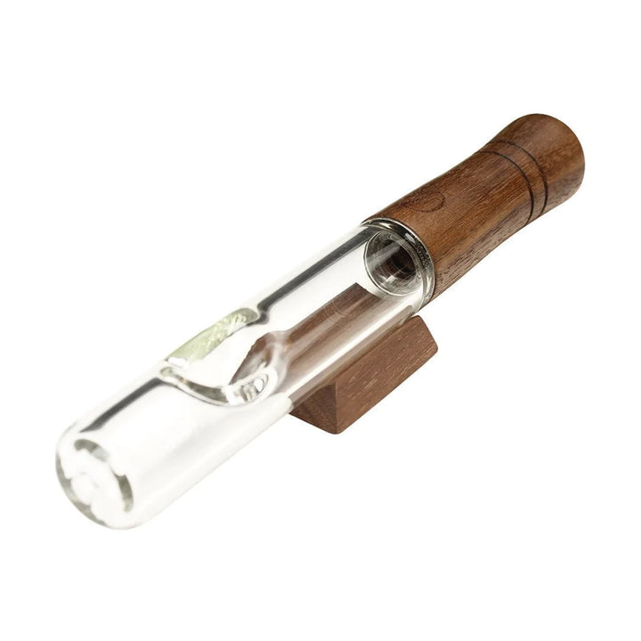 Marley Natural Glass & Walnut Steamroller - Headshop.com