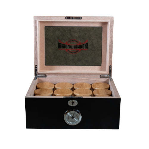 Original Black Matte Humboldt Humidor - Headshop.com