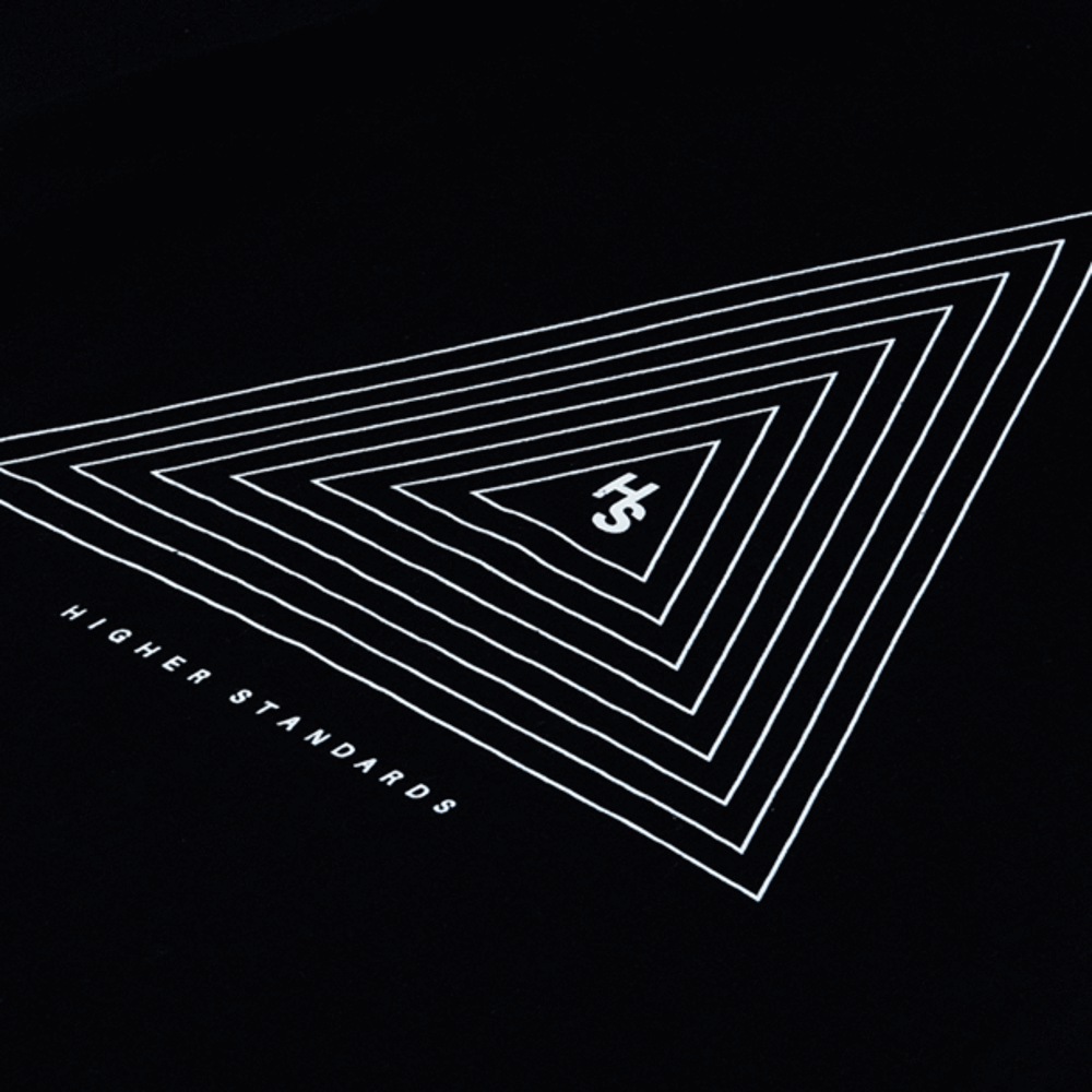 Higher Standards T-Shirt - Concentric Triangle - Headshop.com