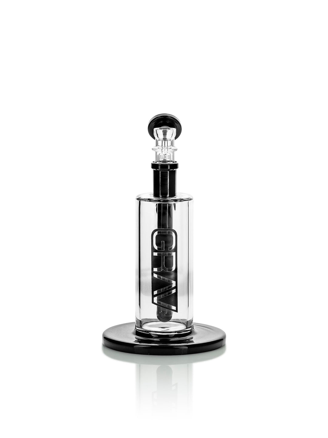 GRAV® Medium Upright Bubbler - Black Accents - Headshop.com