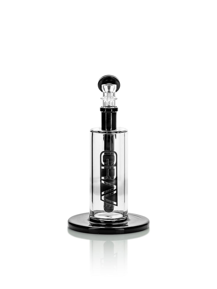 GRAV® Medium Upright Bubbler - Black Accents - Headshop.com
