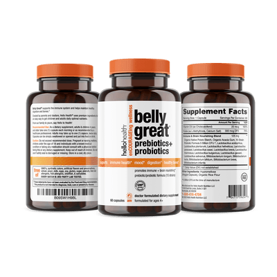 Belly Great - Pre/Probiotics + Mood - Headshop.com