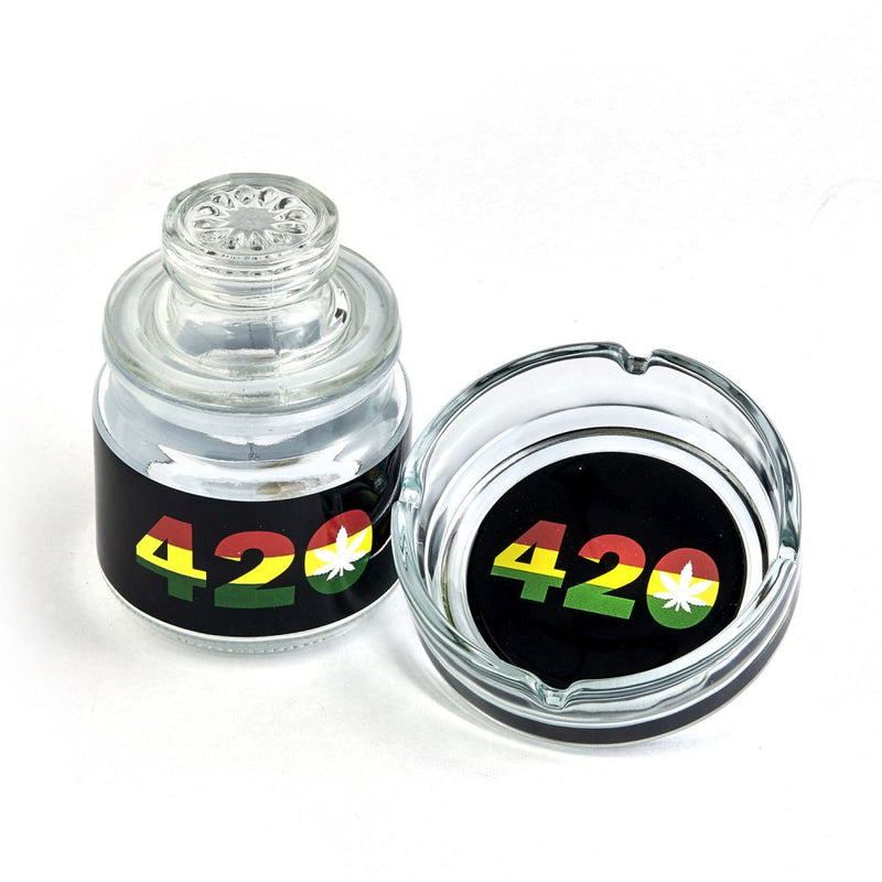 Ashtray set with Stash jar - 420 DESIGN - Headshop.com