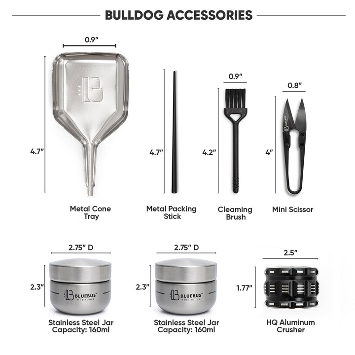 BULLDOG Smell Proof Bag and session kit - Headshop.com