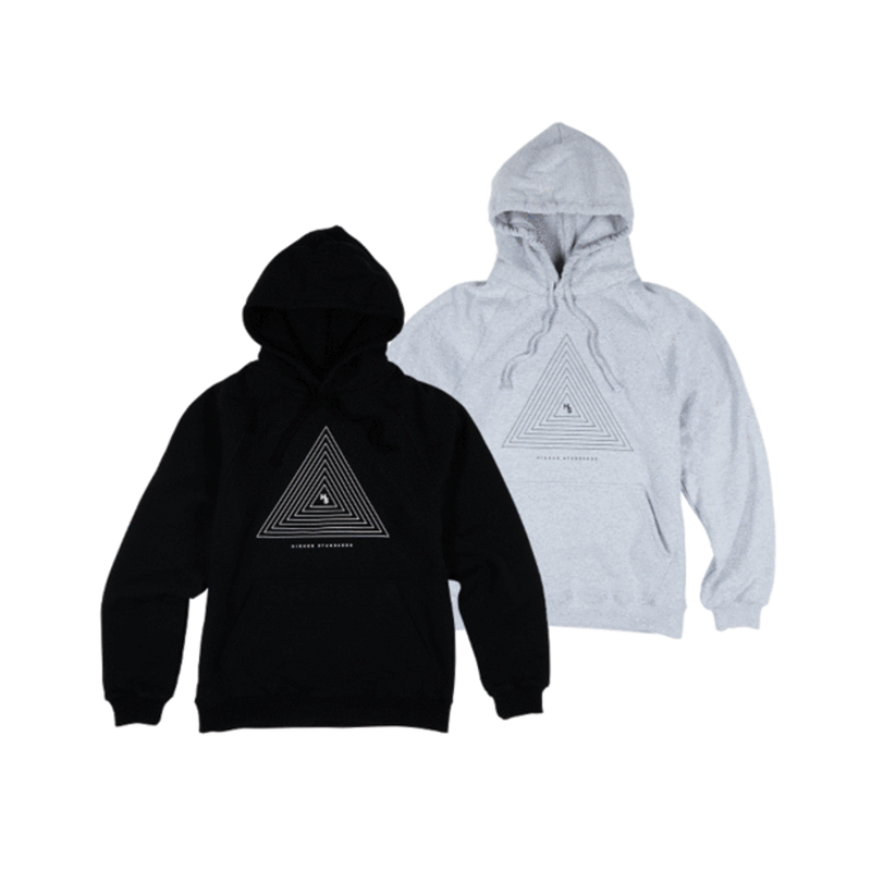 Higher Standards Hoodie - Concentric Triangle - Headshop.com