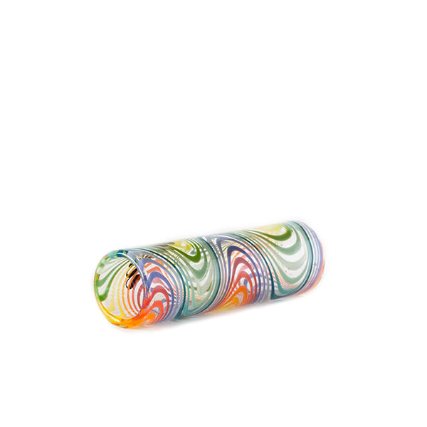 Stündenglass IDab Glass Hookah Hose Tip (Rainbow + Clear) - Headshop.com