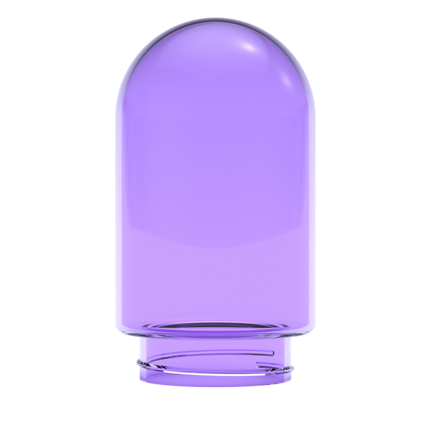 Stündenglass Single Purple Glass Globe (Large) - Headshop.com