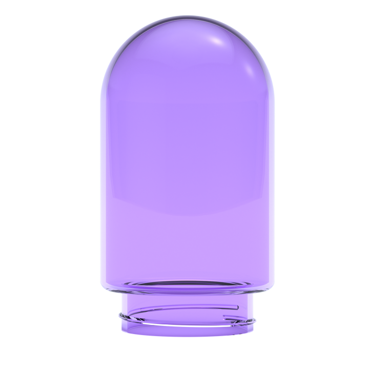 Stündenglass Single Purple Glass Globe (Large) - Headshop.com