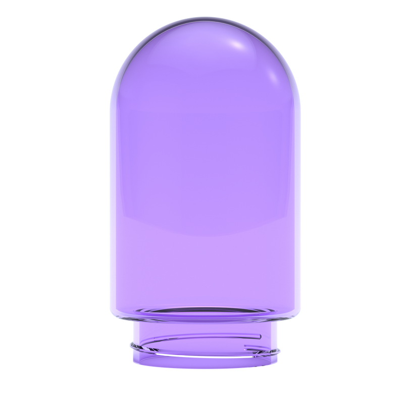Stündenglass Single Purple Glass Globe (Large) - Headshop.com