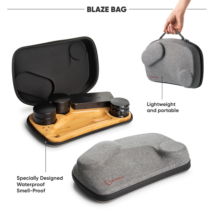 BLAZE Wooden Rolling Tray - Headshop.com