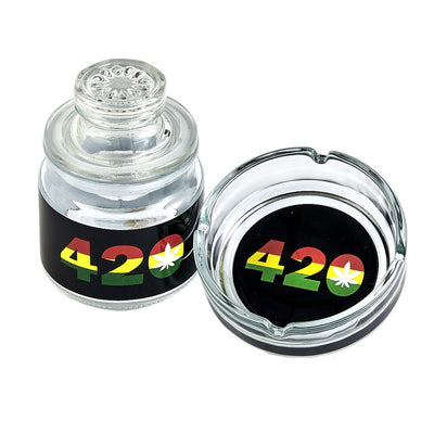 Ashtray set with Stash jar - 420 DESIGN - Headshop.com