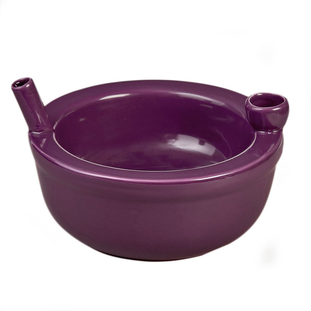 Novelty roast & toast Cereal bowl - plum color - Headshop.com
