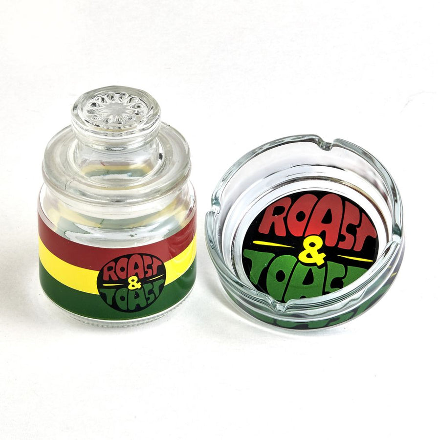 Ashtray set with Stash jar - VINTAGE ROAST & TOAST - Headshop.com
