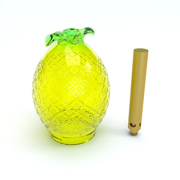 Stündenglass Kompact Pineapple Globe (Single) - Headshop.com