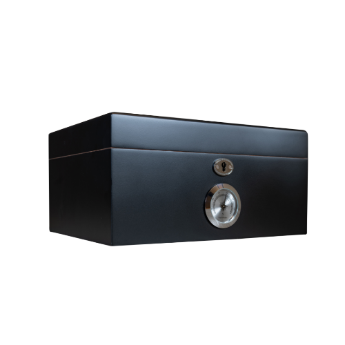 Original Black Matte Humboldt Humidor - Headshop.com