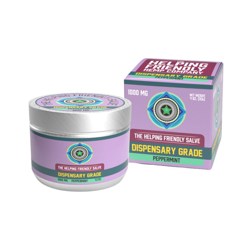 Peppermint 1000mg 4oz Dispensary Grade Salve - Headshop.com