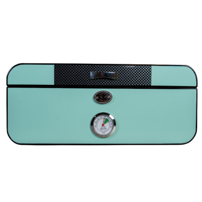 Art Deco Teal Humboldt Humidor - Headshop.com