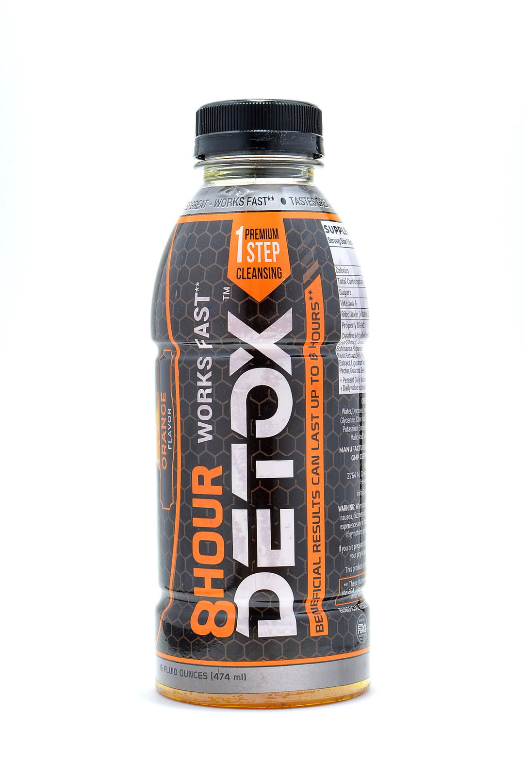 8 Hour Detox 16oz - Orange - Headshop.com