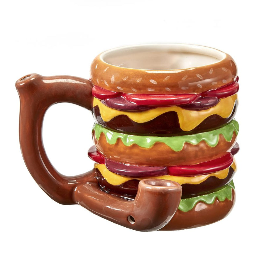 Cheeseburger pipe mug from gifts by Fashioncraft® - Headshop.com
