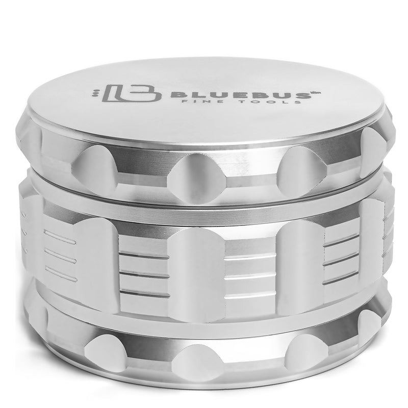 GA Aluminum Grinder Silver - Headshop.com