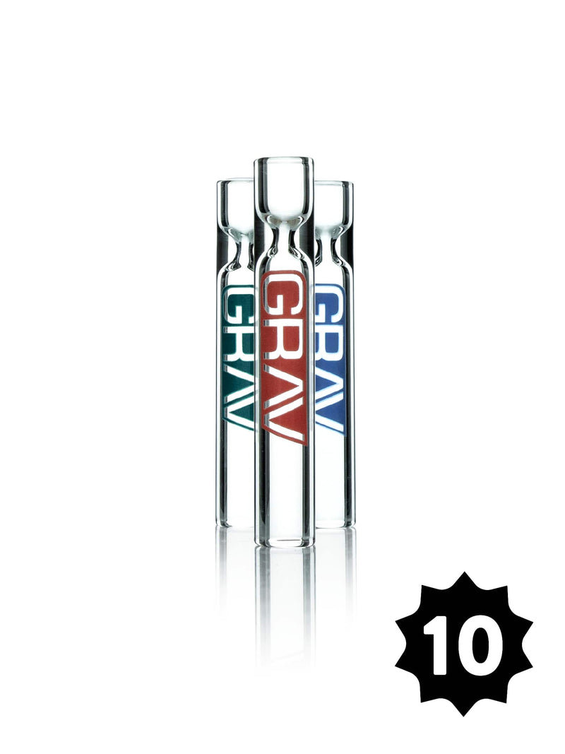 9mm GRAV® Clear Taster - Pack of 10 - Headshop.com