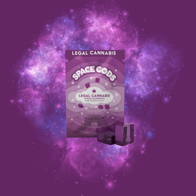 Galactic Grape Space Gods | CBD & Delta 9 THC Edibles | Shop Space Gummies | Headshop ...