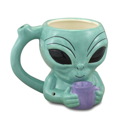 Alien Pipe Mug - Headshop.com