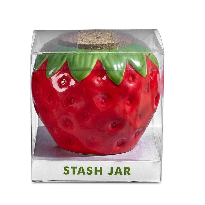 Strawberry Stash Jar - Headshop.com
