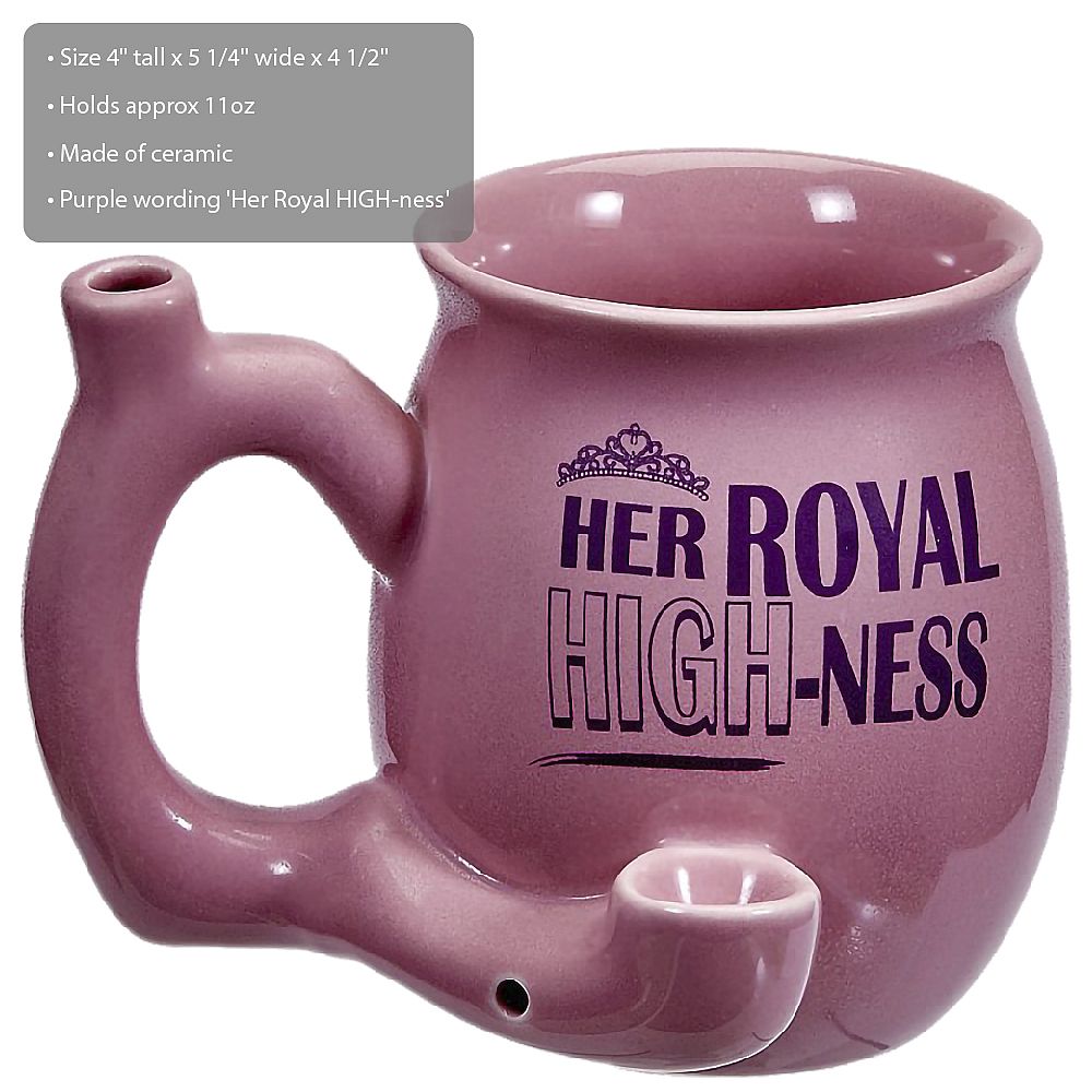 Her royal high-ness small pink mug - Headshop.com