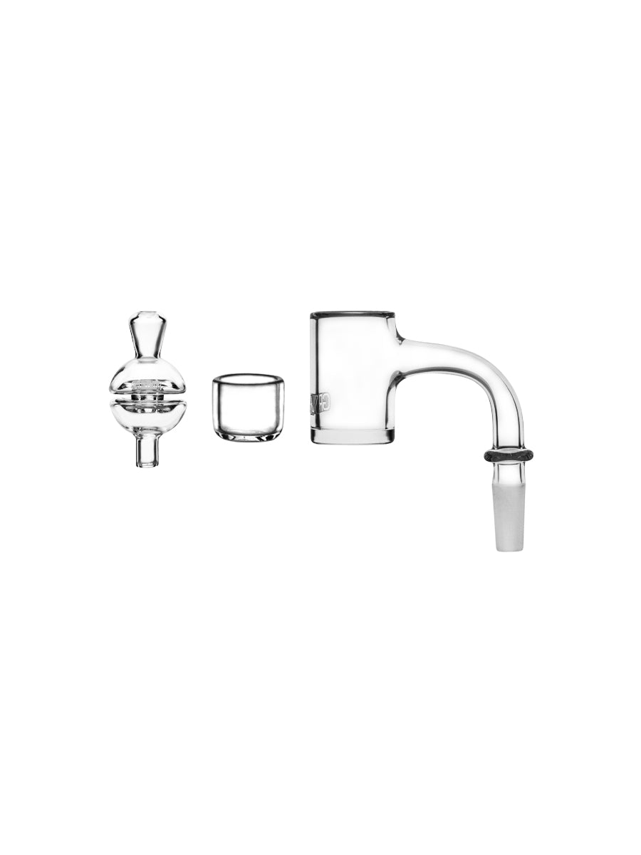 Experience Optimal Dabbing with GRAV®'s 10MM 90° Quartz Bucket, Inserts & Carb Cap Set - Headshop.com