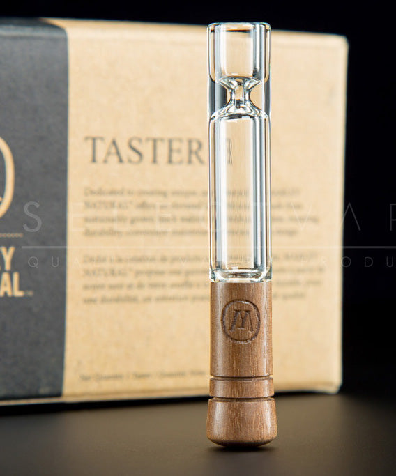 Marley Natural Glass & Walnut Taster - Headshop.com